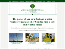 Tablet Screenshot of millerpower.com